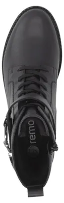 Produktbild von Remonte Damen Schnürstiefelette aus Leder mit Schnalle und Profilsohle D8657, Größe:40 EU, Farbe:Schwarz