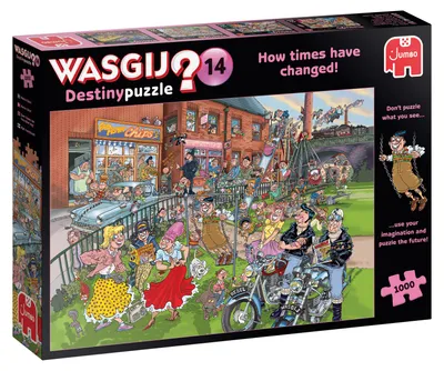 Produktbild von Wasgij Destiny 14 How Times Have Changed! 1000 Teile Puzzle