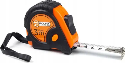 Produktbild von Rollmaßband mit Gummi 3 m x 16 mm Polax