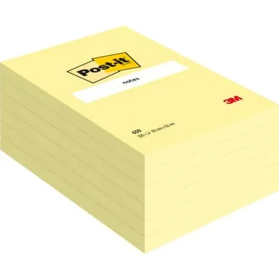 Produktbild von Post-it-MemoBlok 3M Post-It 659 102x152mm Gelb | 1 Stück