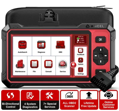 Immagine prodotto di Scanner OBD2 - Dispositivo di diagnostica per auto - Computer di diagnostica - Lettore di codici di errore - Apparecchiatura di diagnostica