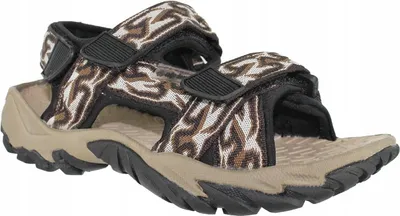 Produktbild von ALPINUS ABORIGO Damen Sandalen mit Klettverschluss, braun 36