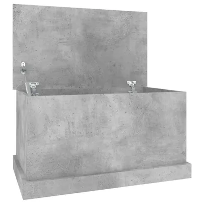 Produktbild von vidaXL Truhe Betongrau 70x40x38 cm Holzwerkstoff
