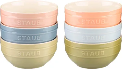 Zdjęcie produktu dla STAUB SERVING Zestaw 6 misek 12 cm, wielokolorowe