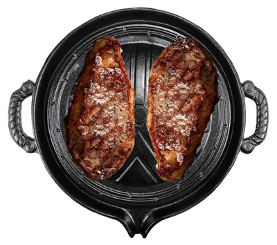 Produktbild von Grillpfanne aus Gusseisen mit Antihaftbeschichtung