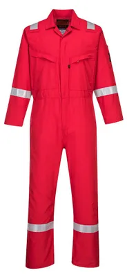 Obrázok produktu pre Pracovná nehorľavá kombinéza "AF73" Araflame Silver - Portwest Red 32