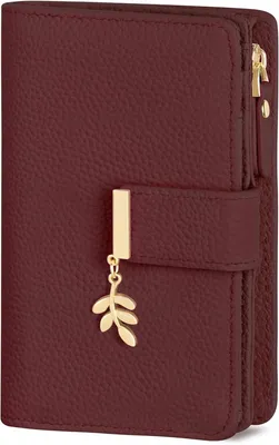 Produktbild von Geldbörse Damen klein, Kleines Portemonnaie Damen Kunstleder, Mini Geldbeutel Frauen mit Kartenfächer Portmonee mit Großes Zipper Münzfach