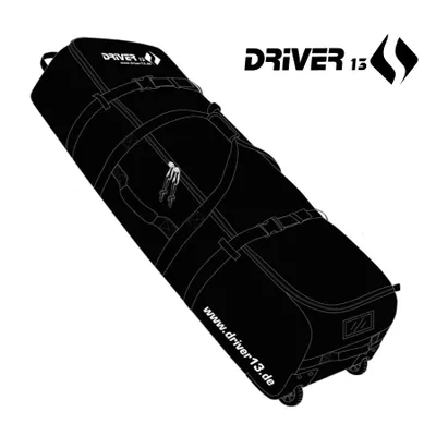 Produktbild von Traveler Surfboardtasche Kiteboarding mit Rollen schwarz 192 cm 336l