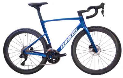 Productafbeelding van RINOS Koolstofvezel racefiets Odin 6.1, Shimano 105 Di2, blauw, met koolstofvezelwielen