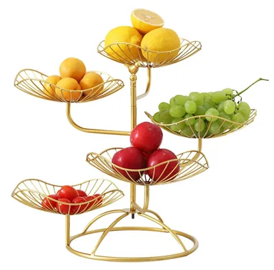 Image de Panier à fruits à 5 niveaux pour un rangement créatif