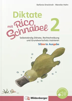 Produktbild von Diktate mit Rico Schnabel, Klasse 2 - silbierte Ausgabe