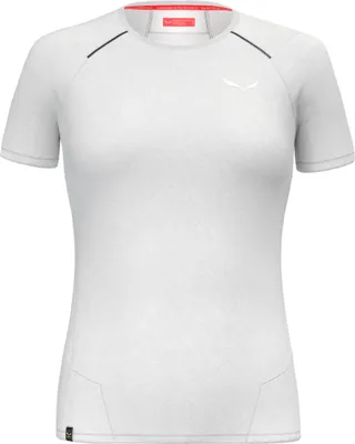 Image de T-shirt technique pour femmes Pedroc Dry, marque Salewa, couleur : blanc, taille : IT 46 / DE 40
