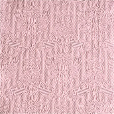 Produktbild von Servietten Papier 33x33cm Elegance geprägt 15 Stück Rosa