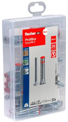 Produktbild von fischer Meister-Box DuoHM Hohlraumdübel + Panhead-Schraube PZ, Dübel