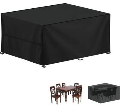 Produktbild von Abdeckhaube Gartenmöbel 160x100x75cm Wasserdicht 420D Oxford Gewebe Schutzhülle