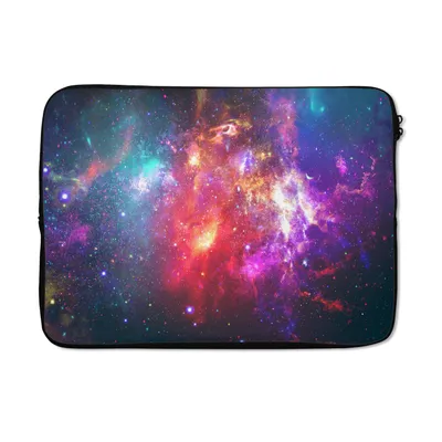 Produktbild von MuchoWow® Laptop Hülle 14 ZollSterne - Farben - Weltraum Laptoptasche - Laptoptasche - Stoßsicher - Schutzhaube