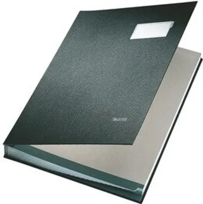 Produktbild von Leitz Unterschriftsmappe 57000085 DIN A4 20Fächer Graupappe grau