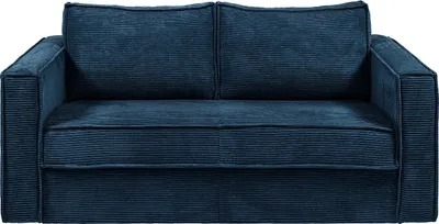 Produktbild von Vente-unique 4905451381776, Sofabett, Wohnzimmer, Blau, 3 Sitz(e), Stoff, Stoff