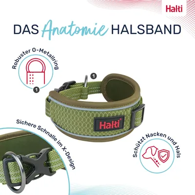 Productafbeelding van Halti anatomische halsband voor honden | Maat XS, groen