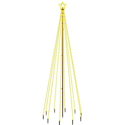 Immagine prodotto di Albero di Natale a LED vidaXL con picchetti da terra, bianco caldo, 310 LED, 300 cm