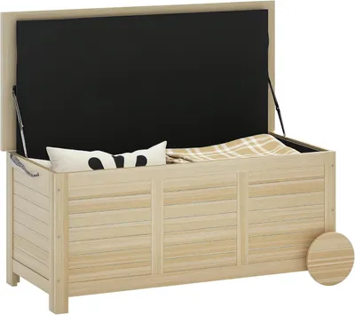 Obrázek produktu pro Úložný box - Zahradní skříň - Box na polštáře - Venkovní box - Zahradní box - Objem 185 litrů - Odolný vůči povětrnostním vlivům, s kolečky
