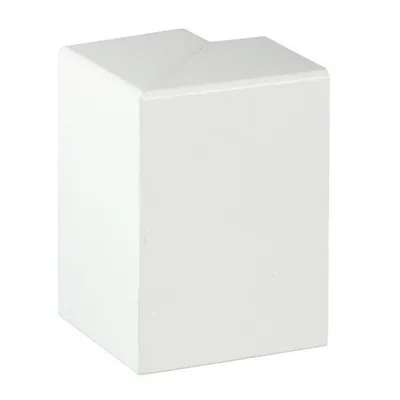 Produktbild von PROVISTON | Außenecke für Heizrohrabdeckleiste | 41 x 141 mm | MDF | Weiß | 2 St.