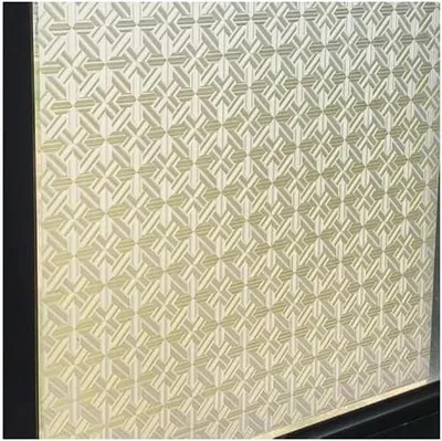 Obrázok produktu pre Solidchoice - Statická fólia na okná, geometrický vzor, 90 x 120 cm