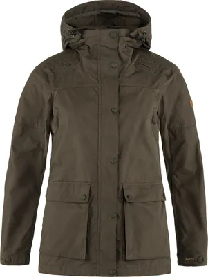 Produktbild von FJÄLLRÄVEN Forest Hybrid Jacket Damen Winterjacke wasserfest grün M