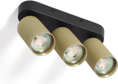 Produktbild von Deckenleuchte Aluminium Aritz 3 Spots Gold