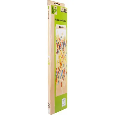Produktbild von Natural Games Riesenmikado, Länge ca. 50 cm, Geschicklichkeitsspiel, ab 2 Spieler, 41-teilig, ab 5 Jahren