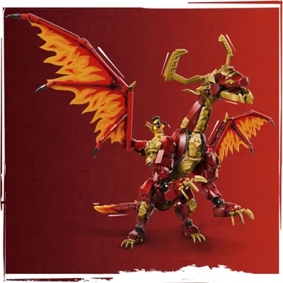 Obrázek produktu pro LEGO NINJAGO Zdrojový drak pohybu, Sada na stavění, 12 rok/roky, Plast, 1716 kusů, 2,22 kg