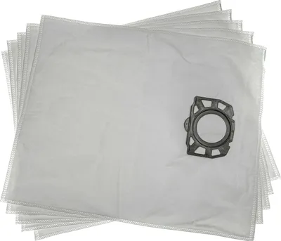 Produktbild von vhbw 5x Staubbeutel kompatibel mit Kärcher KA 40, KWD 1, MV 3, KWD 2, SE 4002, KWD 3 Serie, MV 2, SE 4001 Staubsauger - 53cm x 44cm Weiß