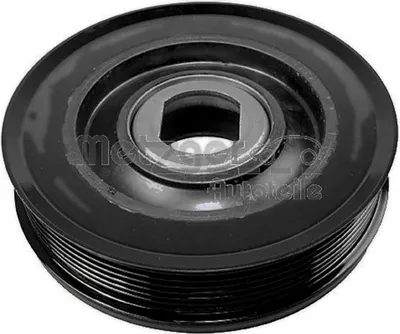 Produktbild von METZGER 6400104 Riemenscheibe Kurbelwelle für NISSAN Qashqai II (J11, J11) 7-Rippen