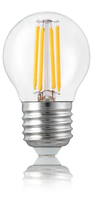 Produktbild von LED Glühbirne Birne Filament Leuchtmittel E27 Lampe Warmweiß 2700 K, 4,5 W 1 Stück