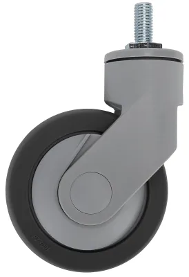 Immagine prodotto di Inovra - Ruote girevoli da 4 pollici - Ruote girevoli con filettatura M12 - Set di 4 ruote girevoli - Ruote per mobili - Ruote girevoli industriali - Economiche e funzionali - Ruote per carrelli per mobili