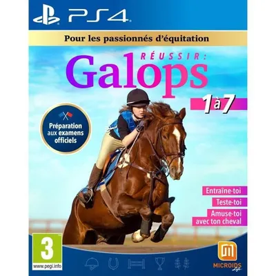 Produktbild von Microids Galops 1 à 7, PlayStation 4, Multiplayer-Modus, E (Jeder), Physische Medien