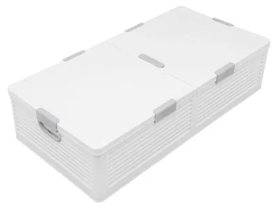 Productafbeelding van Opbergbox, duurzaam materiaal, ruimtebesparend ontwerp, WIT
