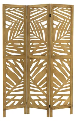 Immagine prodotto di Paravento divisorio - Pieghevole - 3 pannelli - Naturale - 170 x 121 cm