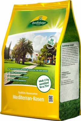 Produktbild von Mediterran-Rasen (2,5 kg) | Rasensamen von Quedlinburger