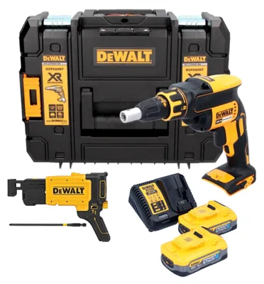 Produktbild von DeWalt DCF 620 H2T Akku Trockenbauschrauber 18 V 30 Nm Brushless + 2x Powerstack Akku 5,0 Ah + Ladegerät + TSTAK