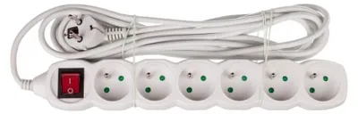 Imagen del producto de Emos 1902160500, 250 V, 10 A, 220-240 V, blanco
