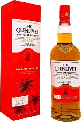 Produktbild von Glenlivet Caribbean Reserve + Box 700ml 40% Vol.