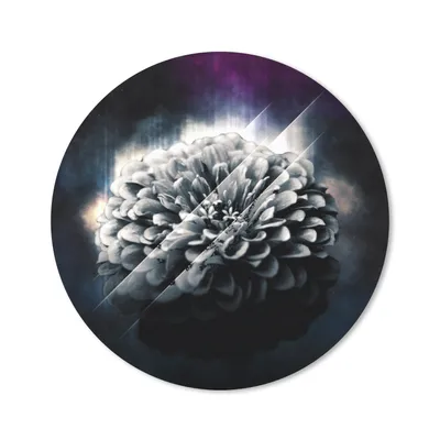 Produktbild von MuchoWow® Mauspad Mousepad Blumen - Licht - Rauch 20x20 cm - Mousepads - Maus Mat - Pad - Mausunterlage - Schreibtischmatte