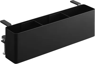 Productafbeelding van Opbergmand - Tafelmand Klem - Ruimte Besparen - Verstelbare Klem - 30 cm - Zwart