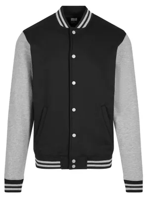 Immagine prodotto di Urban Classics - Felpa con cappuccio "College" da uomo TN104 (S) (nero/grigio)