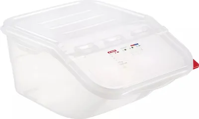 Immagine prodotto di Contenitore per ingredienti ARAVEN GN 2/3, PP, profondità: 200 mm, capacità: 16 litri
