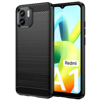 Produktbild von Carbon Shield Hülle für Xiaomi Redmi A1 - Schwarz KP24657