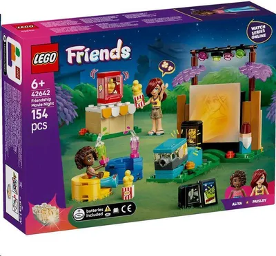 Obrázek produktu pro LEGO Friends Filmový večer s kamarády, Sada na stavění, 6 rok/roky, Plast, 154 kusů, 211 g
