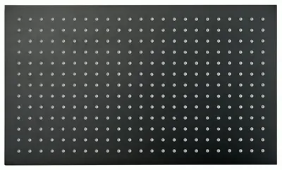 Produktbild von XXL-Regendusche Edelstahl-Duschkopf DPG2051 superflach in Schwarz - 50 x 30 cm