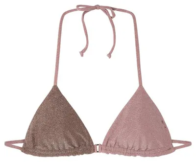 Produktbild von Women'secret Triangel-Bikinioberteil für Damen, glänzend, Rosa, Hellrosa, 85B